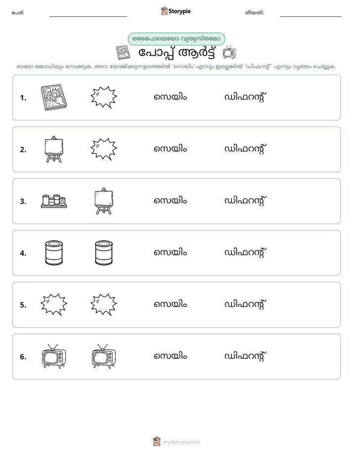 ഒന്നോ വ്യത്യാസമോ
