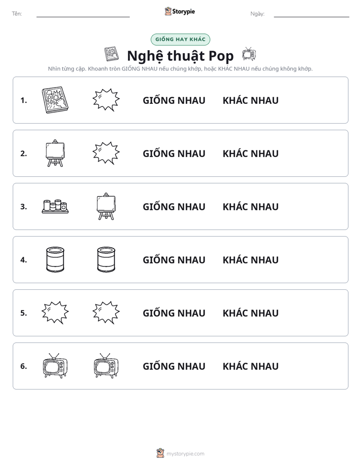 Giống Hay Khác
