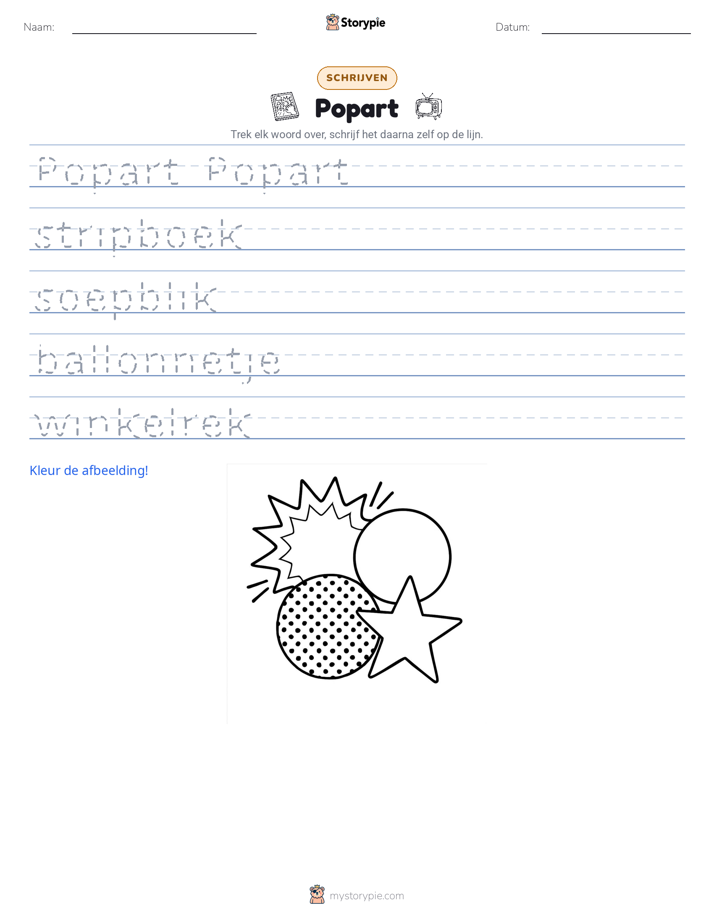 Schrijf Oefening