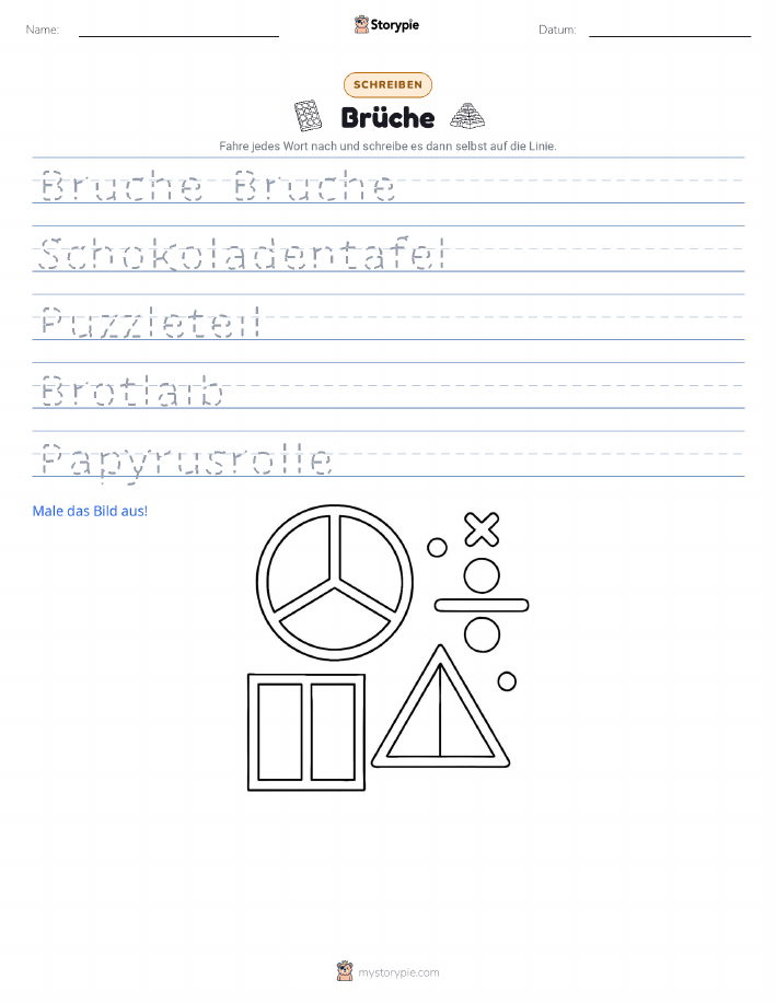 Schreibübung