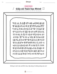 Xem trước tài liệu in sẵn Giấy cói Toán học Rhind
