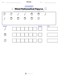 Rhind Mathematical Papyrus printable worksheet preview