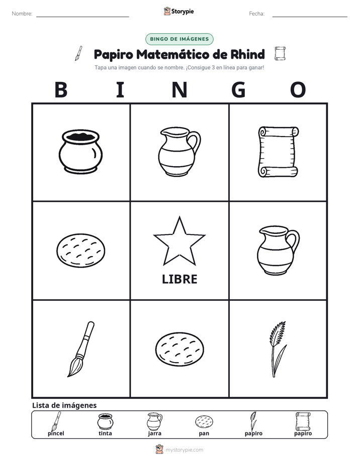Bingo de Imágenes