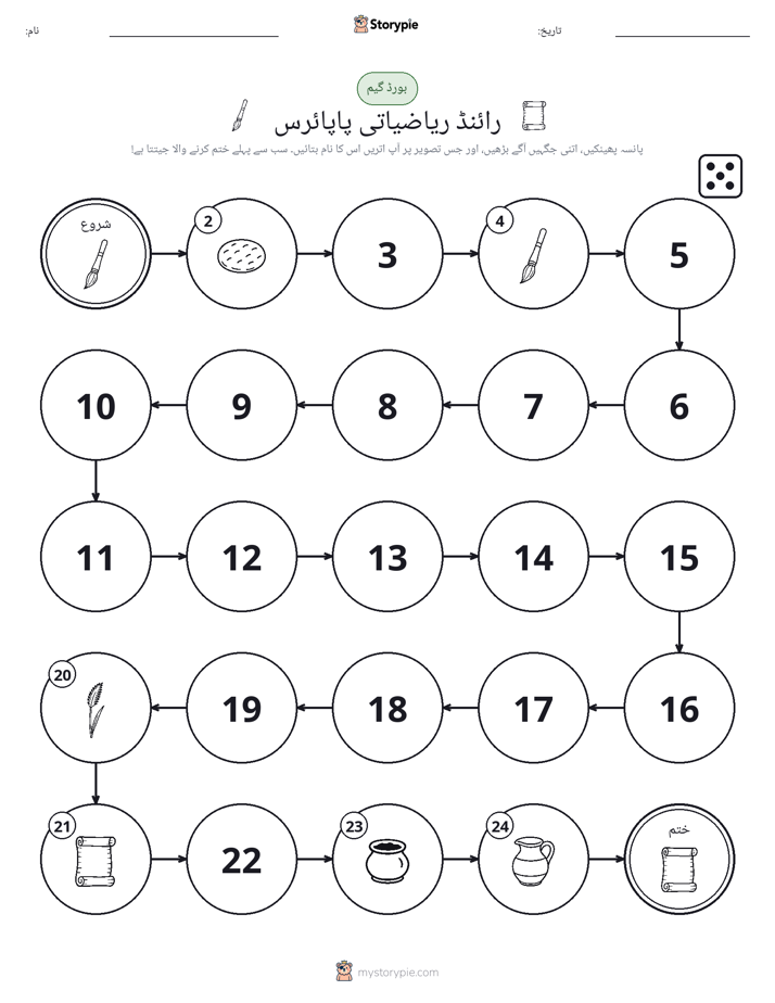 رول اور منتقل کریں کھیل