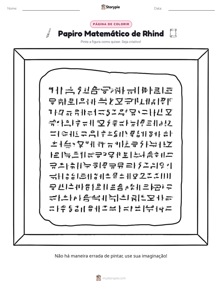 Página para colorir