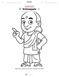 Brahmagupta yazdırılabilir çalışma sayfası önizlemesi