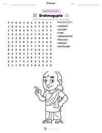 Aperçu de la feuille de travail imprimable Brahmagupta