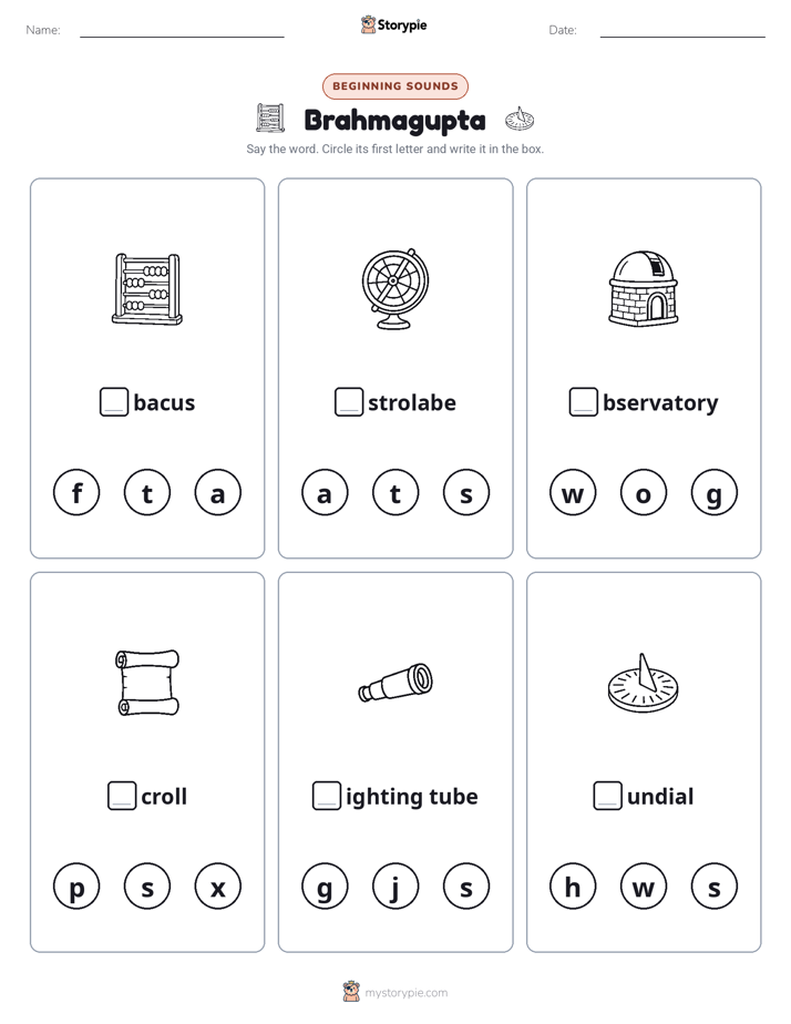 Beginning Sounds