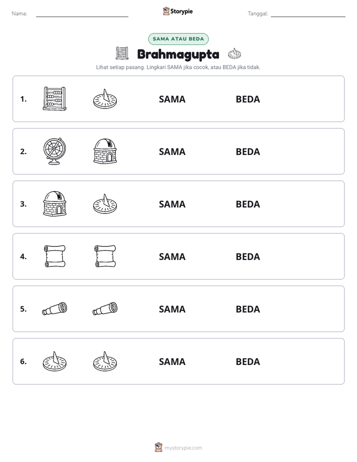Sama atau Berbeda