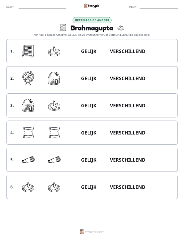 Zelfde of Verschillend