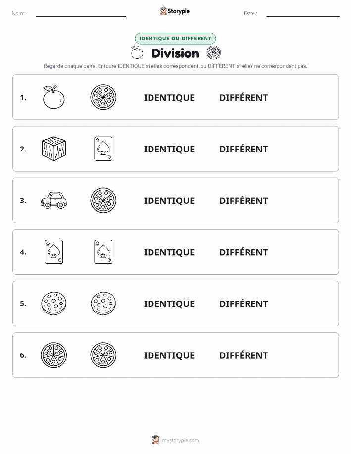 Identique ou Différent
