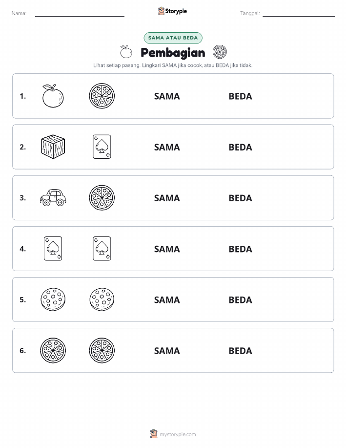 Sama atau Berbeda