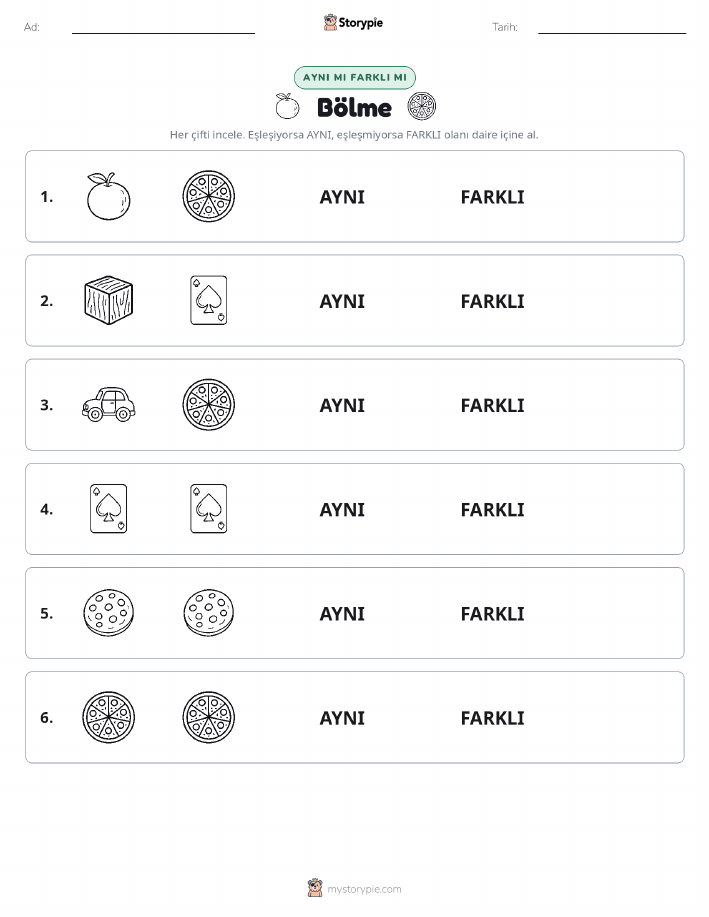 Aynı mı Farklı mı