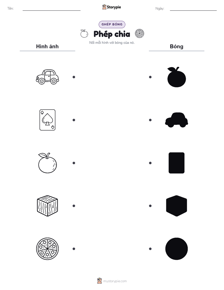 Ghép Hình Bóng