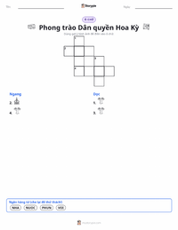 Xem trước tài liệu in sẵn Phong trào Dân quyền Hoa Kỳ