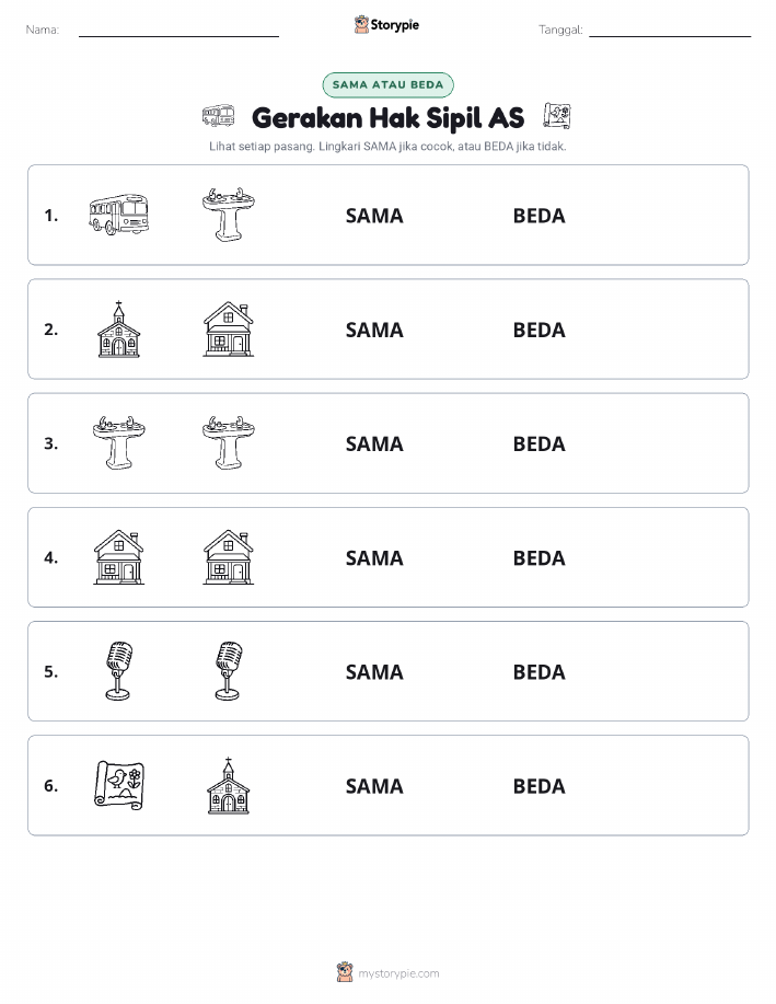 Sama atau Berbeda