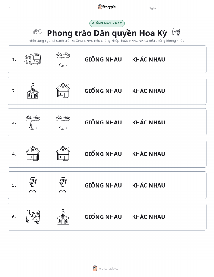 Giống Hay Khác