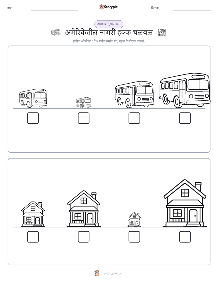 आकार क्रम