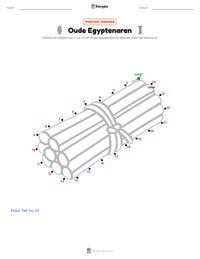 Oude Egyptenaren afdrukbare werkblad voorbeeld