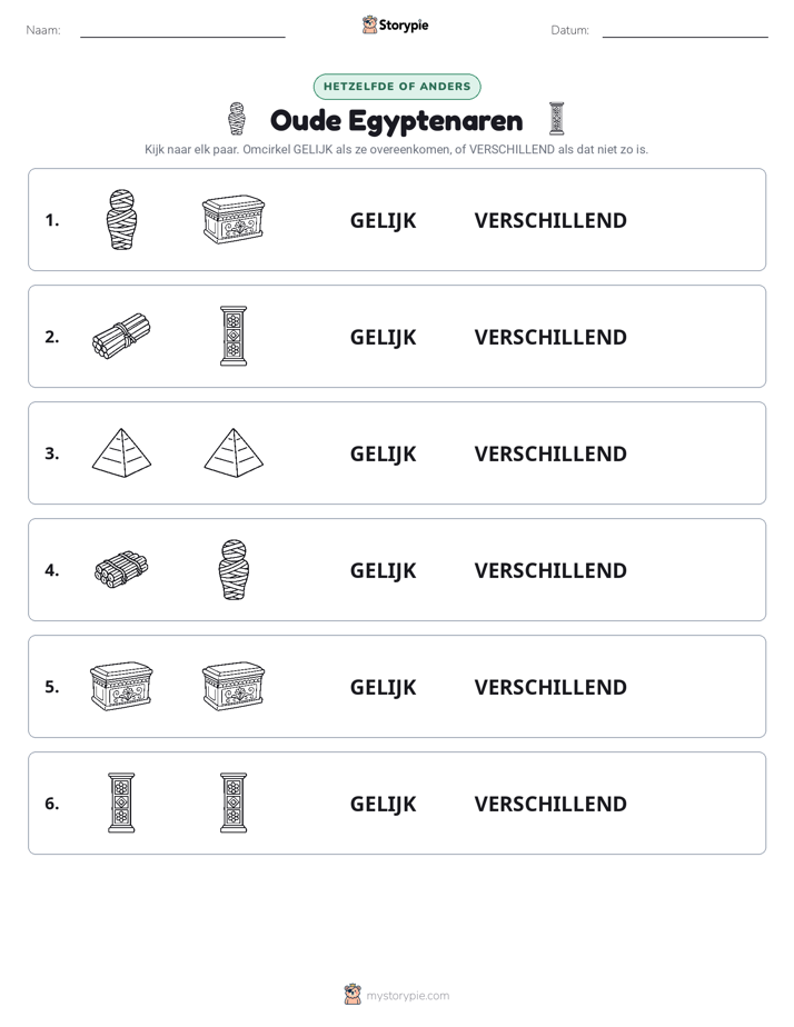 Zelfde of Verschillend