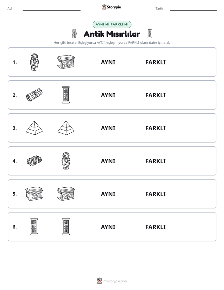 Aynı mı Farklı mı