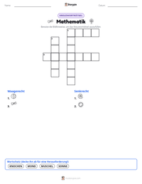 Mathematik druckbare Arbeitsblatt Vorschau