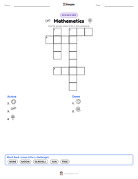 Mathematics printable worksheet preview