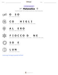 Anteprima della scheda stampabile di Matematica