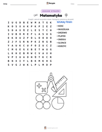 Podgląd drukowalnego arkusza ćwiczeń Matematyka