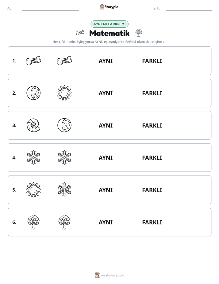 Aynı mı Farklı mı