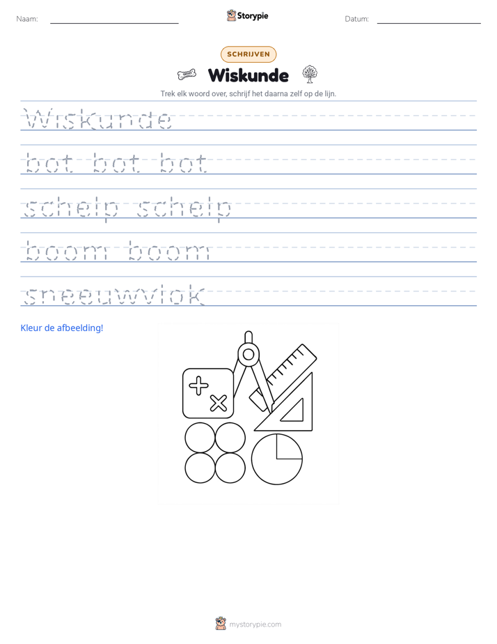 Schrijf Oefening
