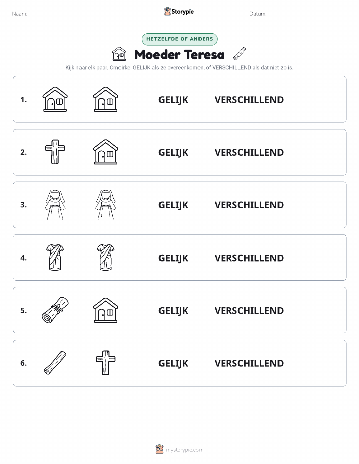 Zelfde of Verschillend