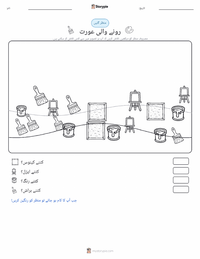 رونے والی عورت پرنٹ کرنے کے قابل ورکشیٹ کا پیش نظارہ