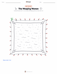 The Weeping Woman printable worksheet preview