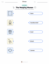 The Weeping Woman printable worksheet for kids