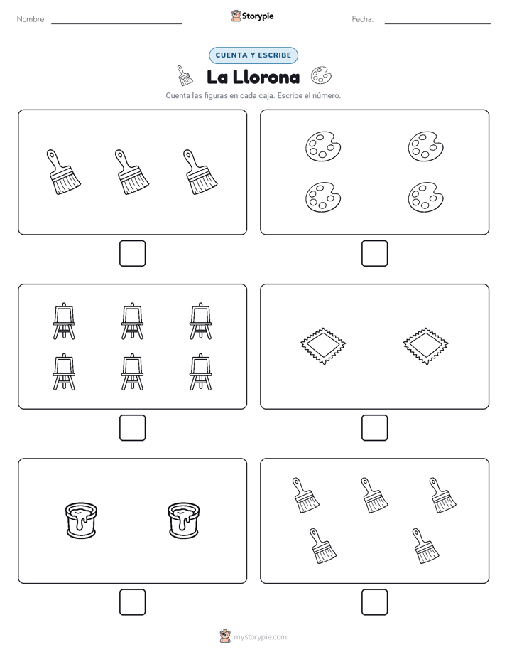 Cuenta y Escribe