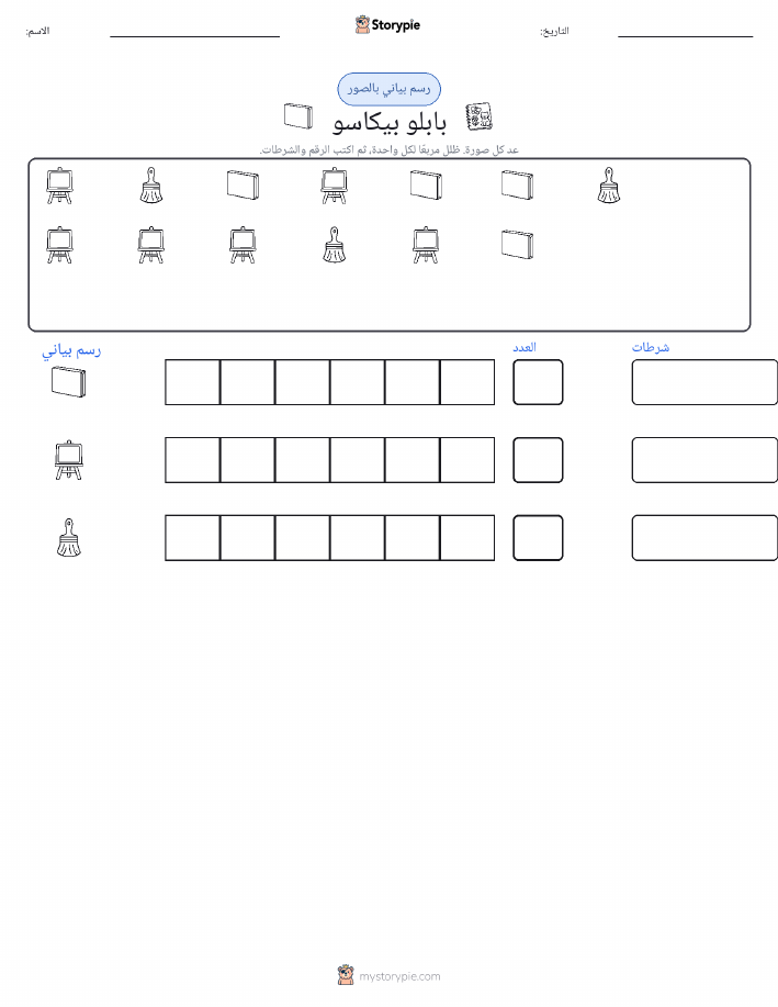 عد ورسم