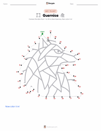 Guernica printable worksheet preview