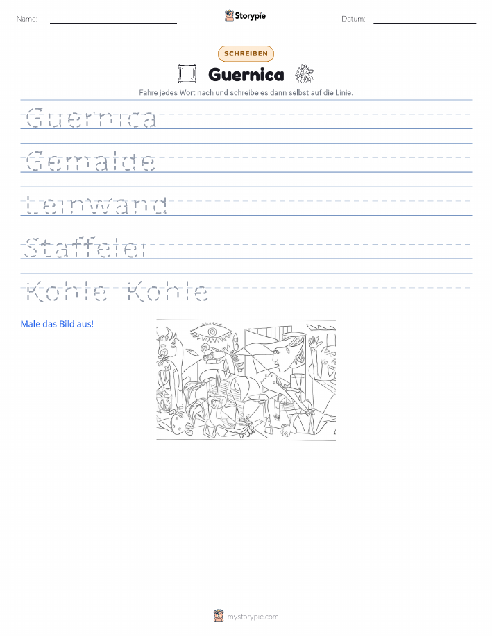 Schreibübung