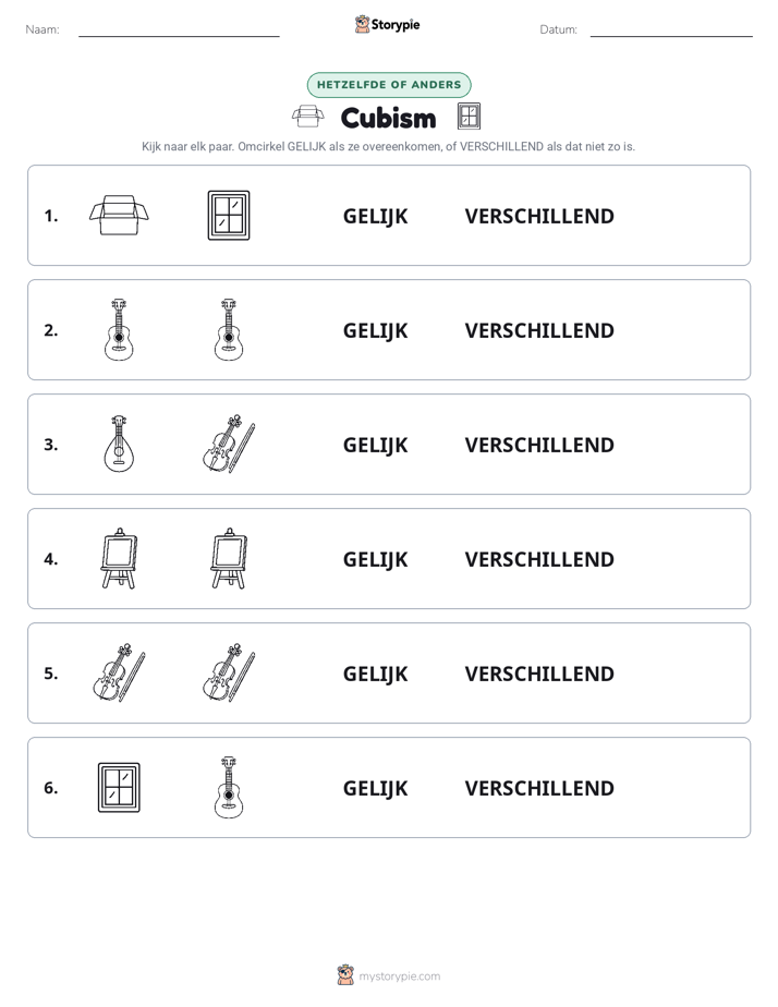 Zelfde of Verschillend