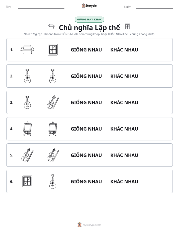 Giống Hay Khác