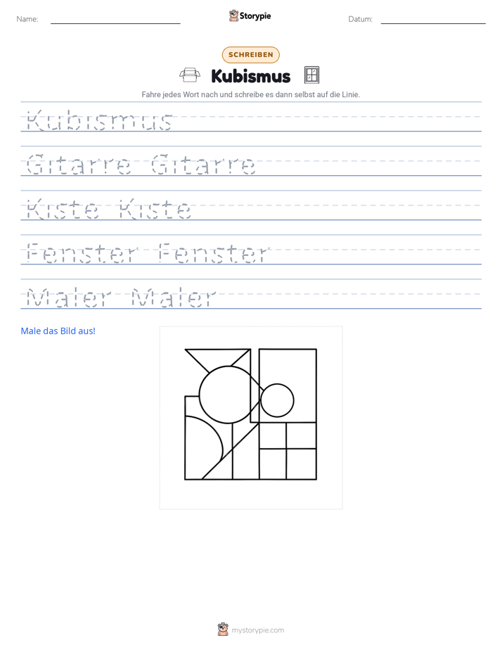 Schreibübung