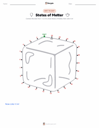 States of Matter printable worksheet preview