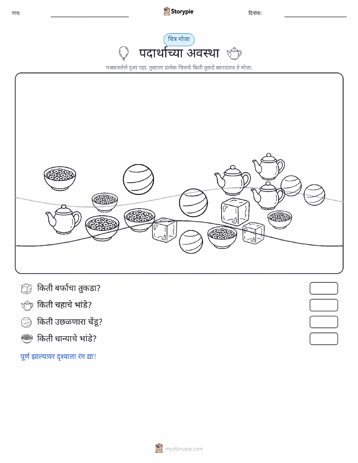गणना दृश्य