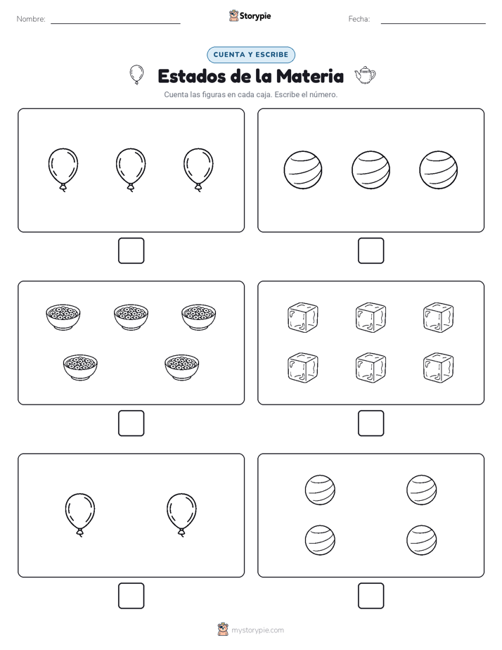 Cuenta y Escribe