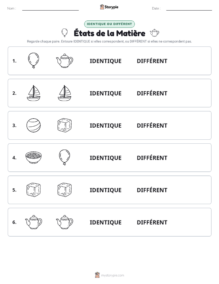 Identique ou Différent
