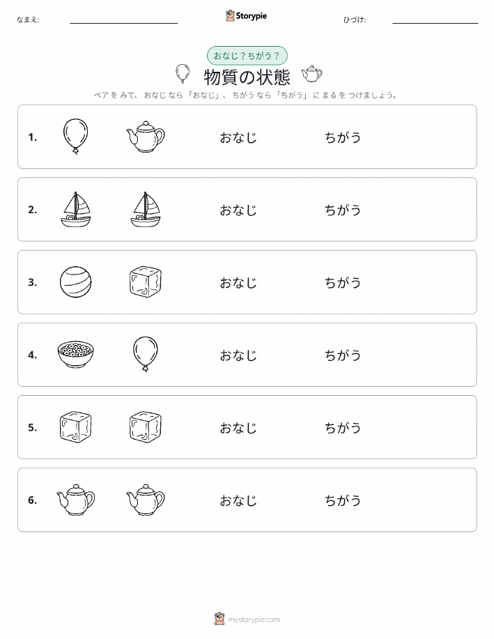 同じか違うか