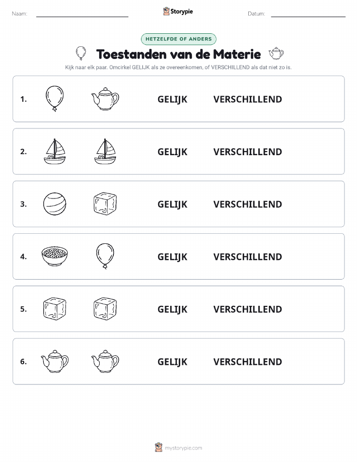 Zelfde of Verschillend