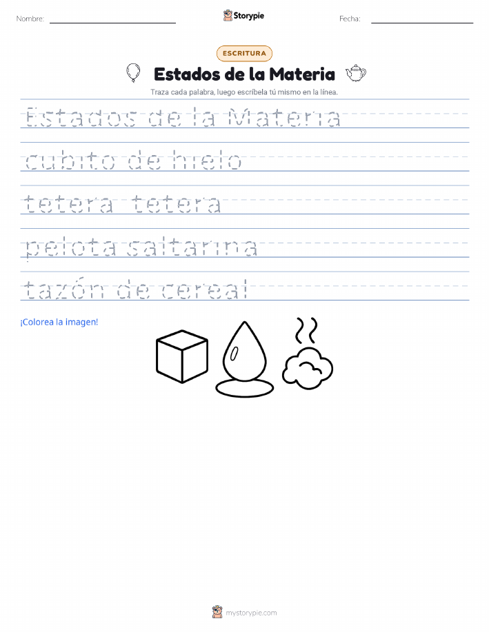 Práctica de Escritura