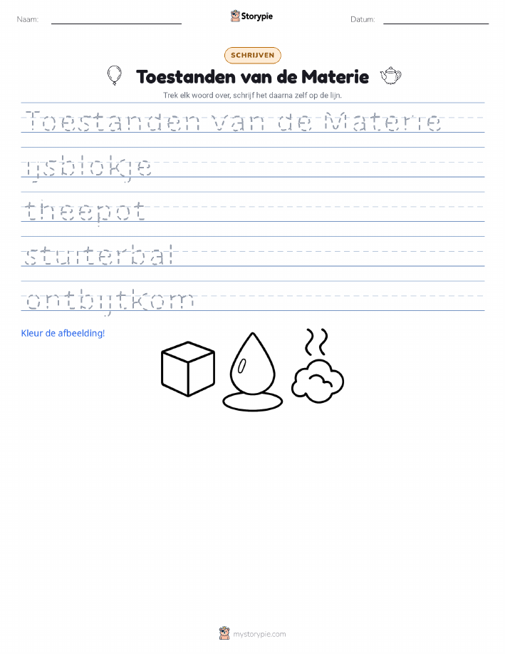 Schrijf Oefening